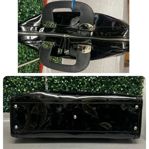 Gucci Romy Satchel Large Black Patent Leather - Picture 9 of 12